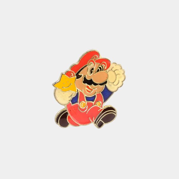 Nintendo Mario All Star 1988 Vintage Enamel Pin Discount