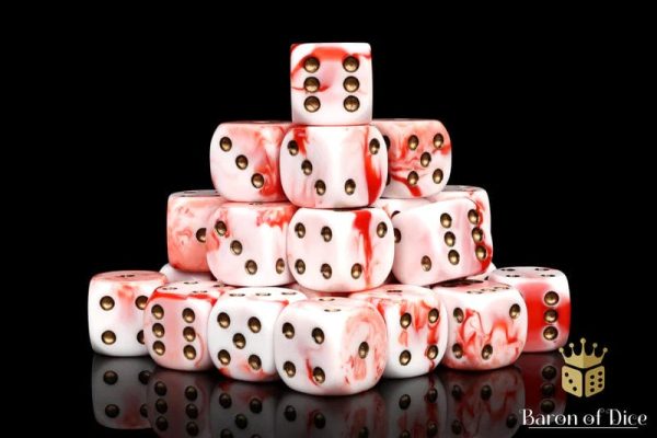 Baron of Dice: Bloodbath Dice x8 Dice (Blessing Of Blood)   Round Corner Hot on Sale - Image 2